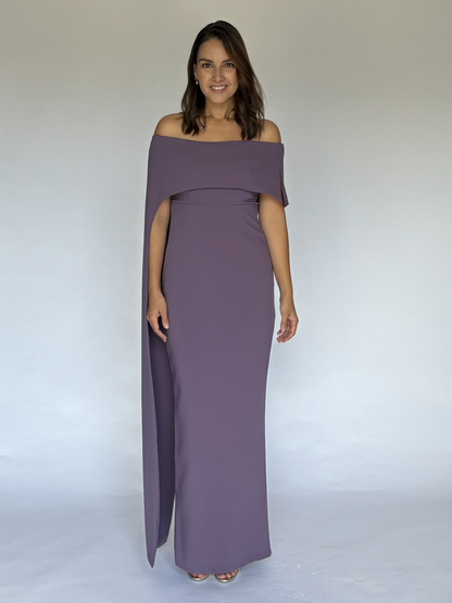 VESTIDO MORADO 50-7801