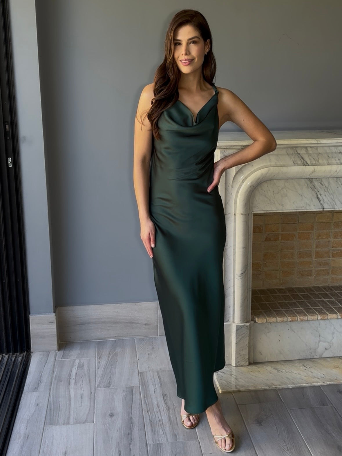 VESTIDO VERDE CP112