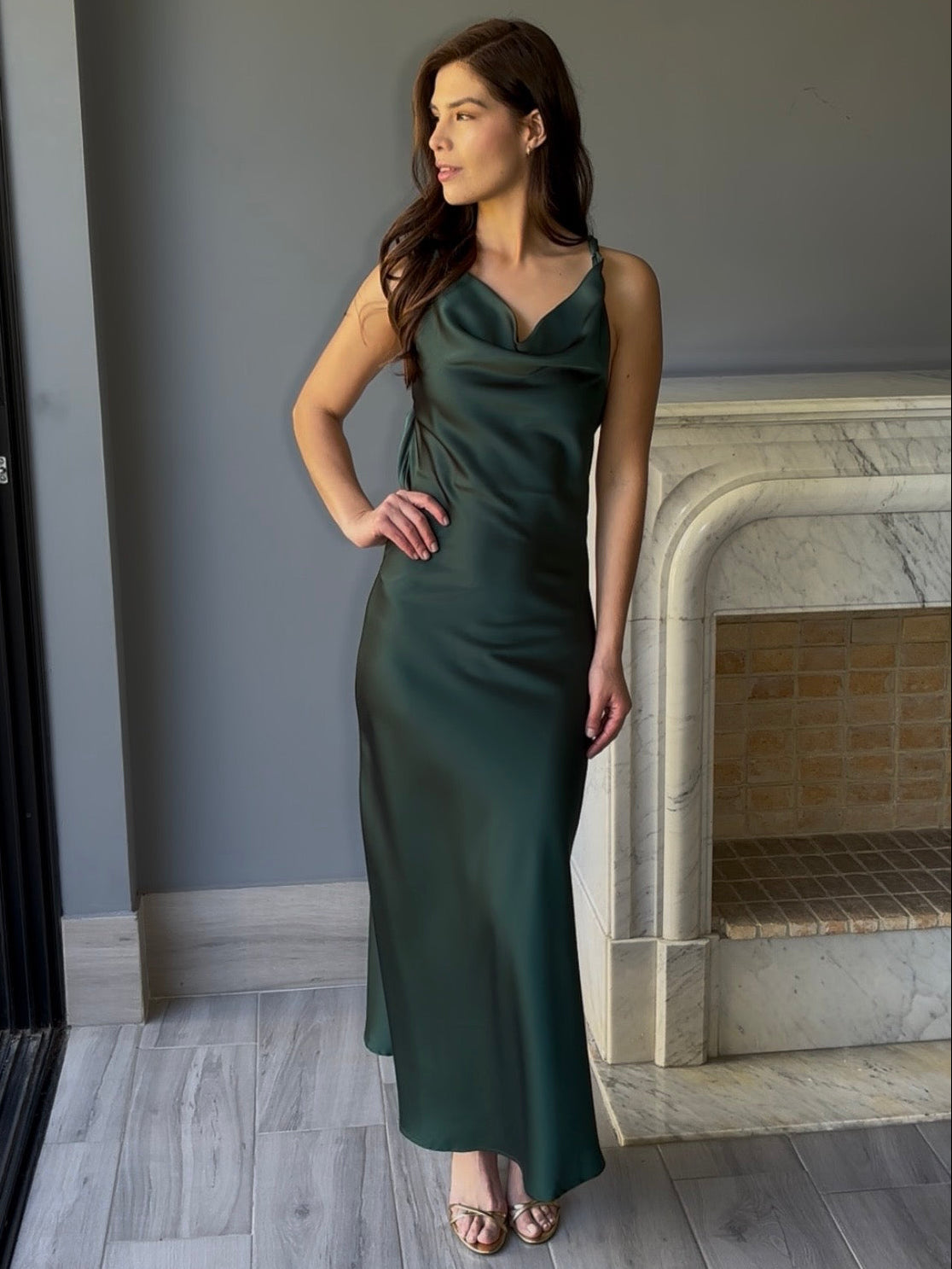 VESTIDO VERDE CP112