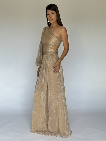 VESTIDO DORADO 22507