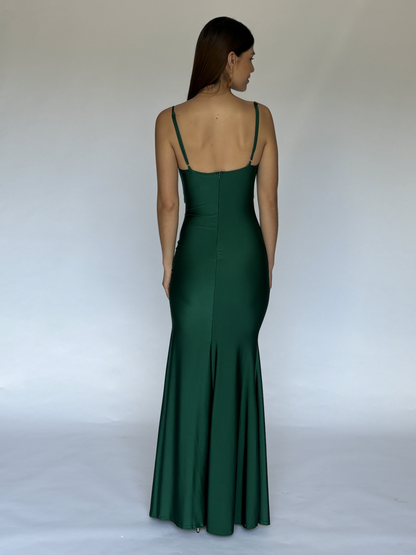 VESTIDO VERDE B0006