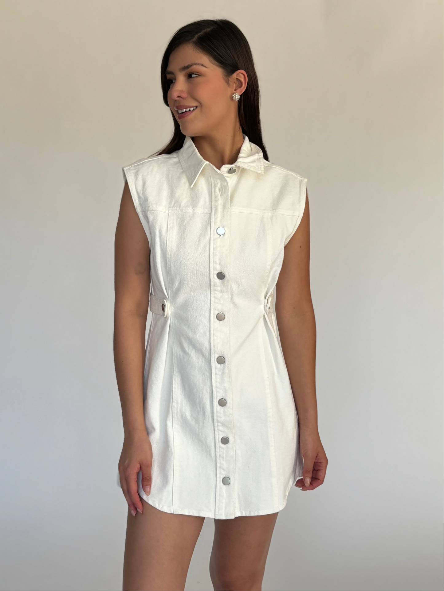 VESTIDO CORTO BLANCO D05102