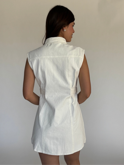 VESTIDO CORTO BLANCO D05102