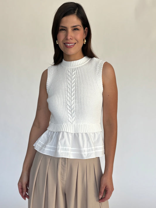 BLUSA BLANCA W3359