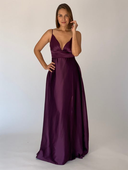 VESTIDO MORADO F2866