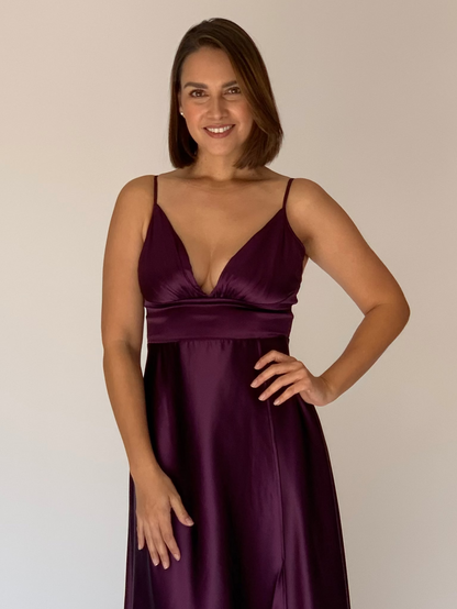 VESTIDO MORADO F2866