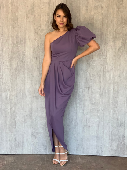 VESTIDO MORADO 7606