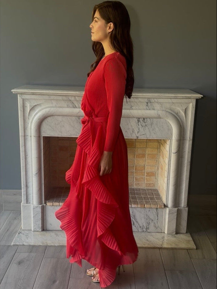 VESTIDO LARGO CORAL QC3788