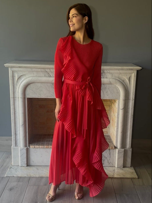 VESTIDO LARGO CORAL QC3788