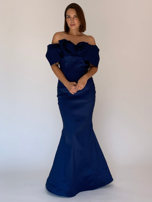 VESTIDO AZUL 7397