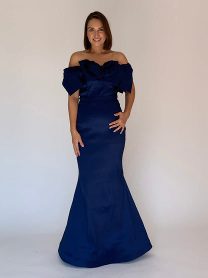 VESTIDO AZUL 7397
