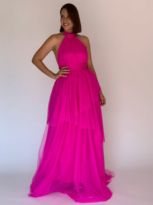 VESTIDO ROSA 8100