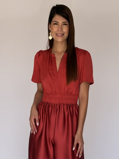 JUMPSUIT TERRACOTA L91442