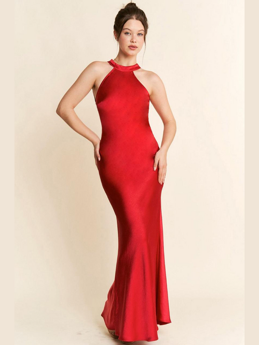 VESTIDO ROJO N2330