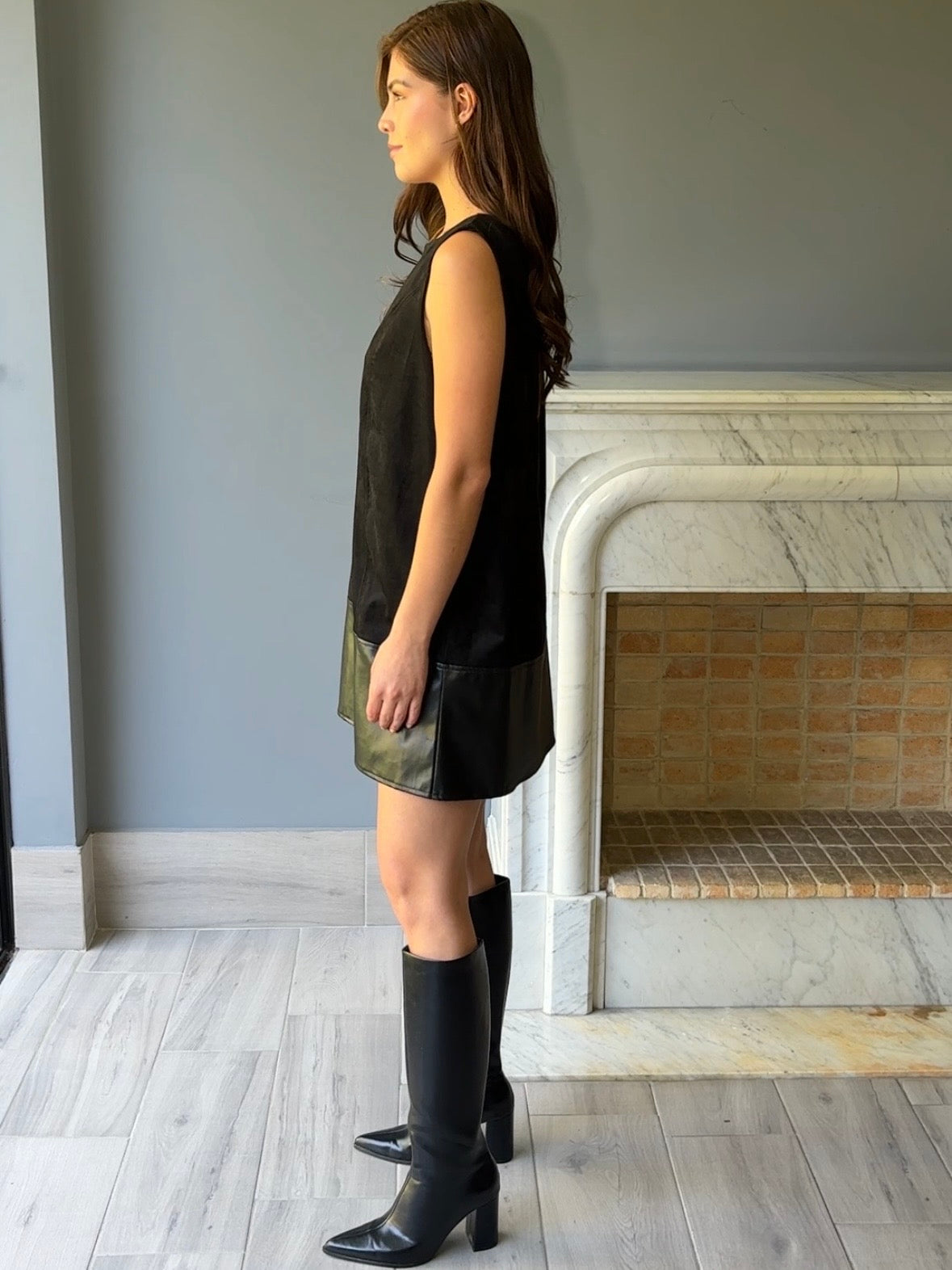 VESTIDO NEGRO D23006