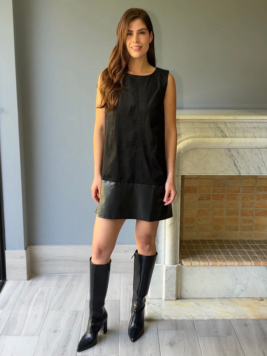 VESTIDO NEGRO D23006