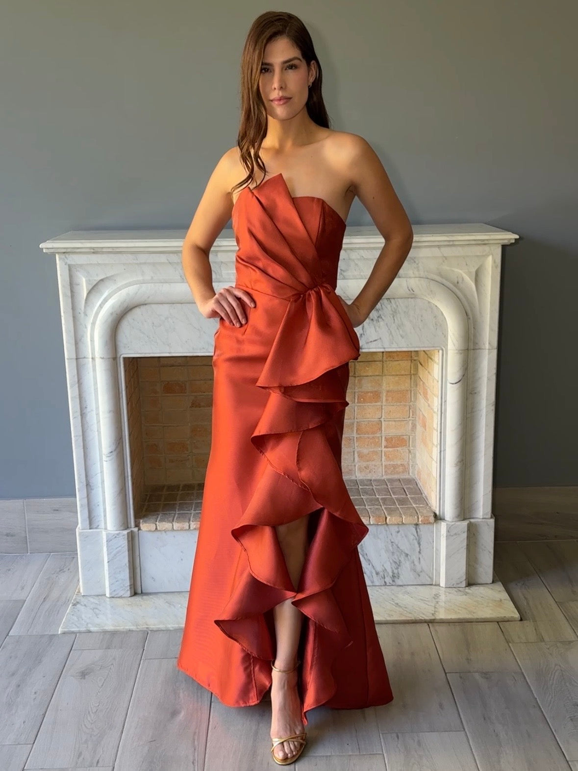 VESTIDO TERRACOTA 22533