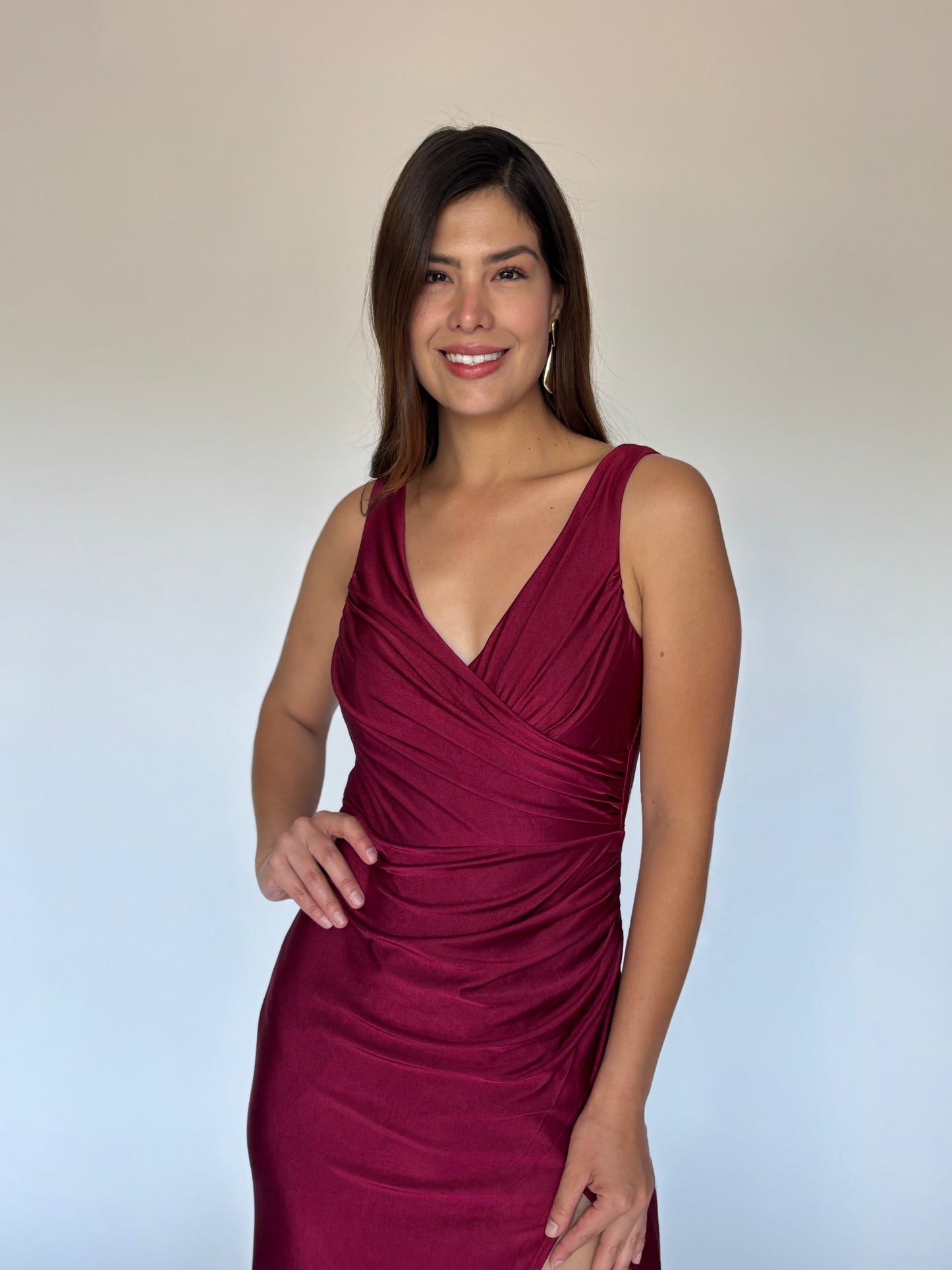 VESTIDO LARGO TINTO M1059