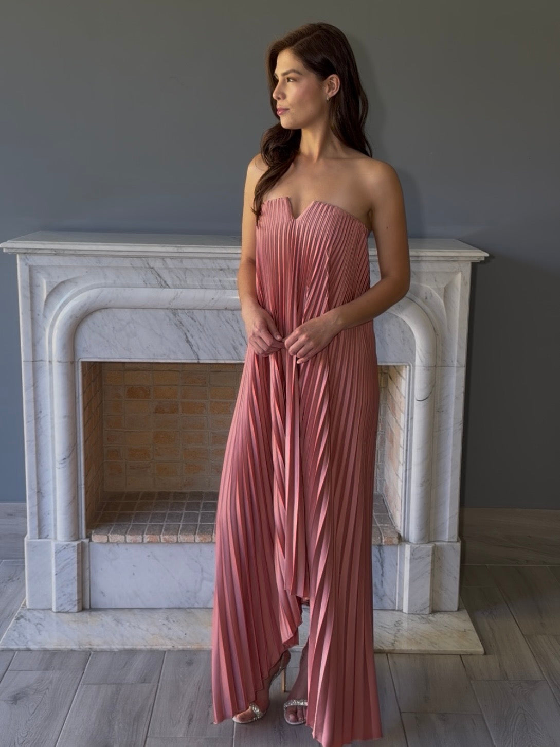 VESTIDOS PLISADO CP710