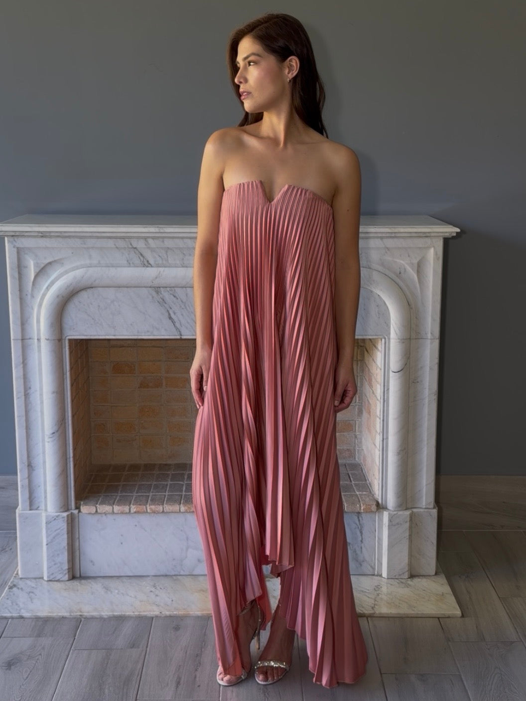 VESTIDOS PLISADO CP710