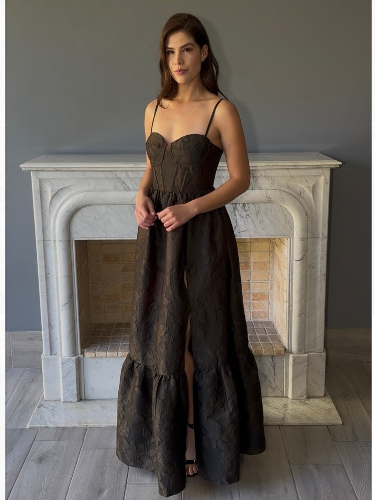 VESTIDO VERDE OLIVO  25034