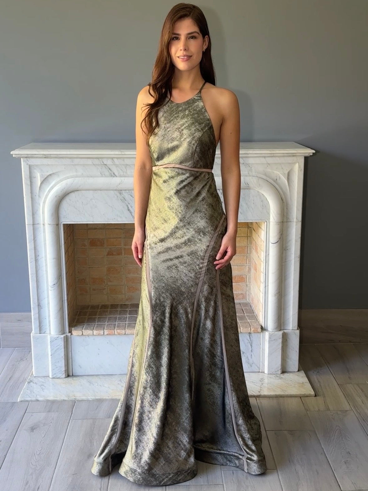 VESTIDO PLATA 507824