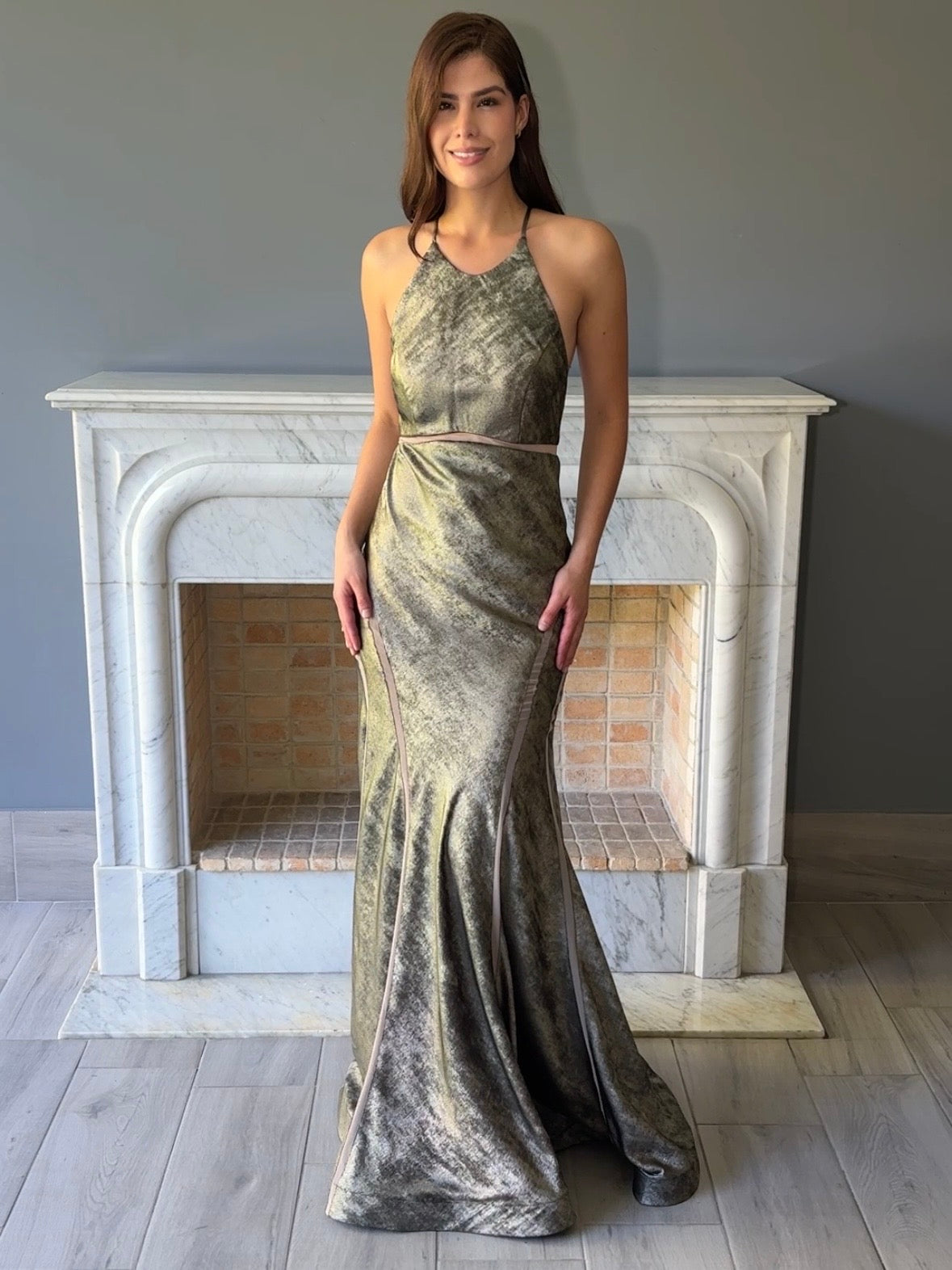 VESTIDO PLATA 507824