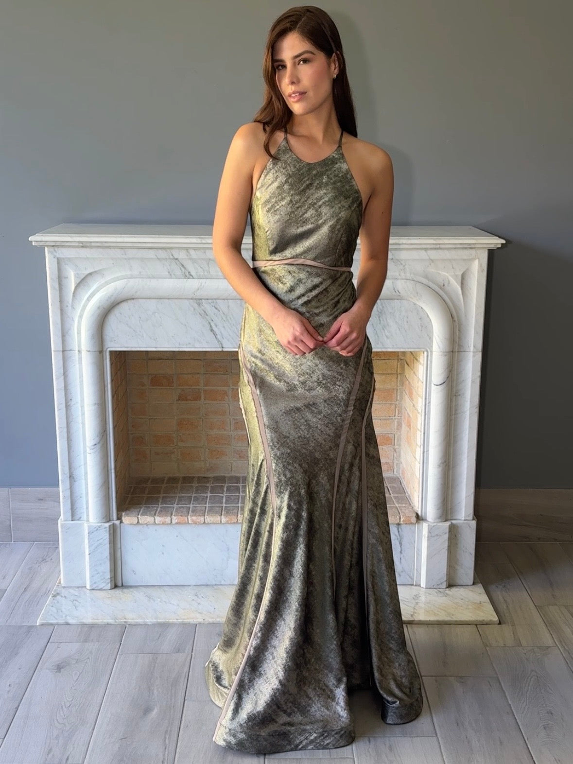 VESTIDO PLATA 507824