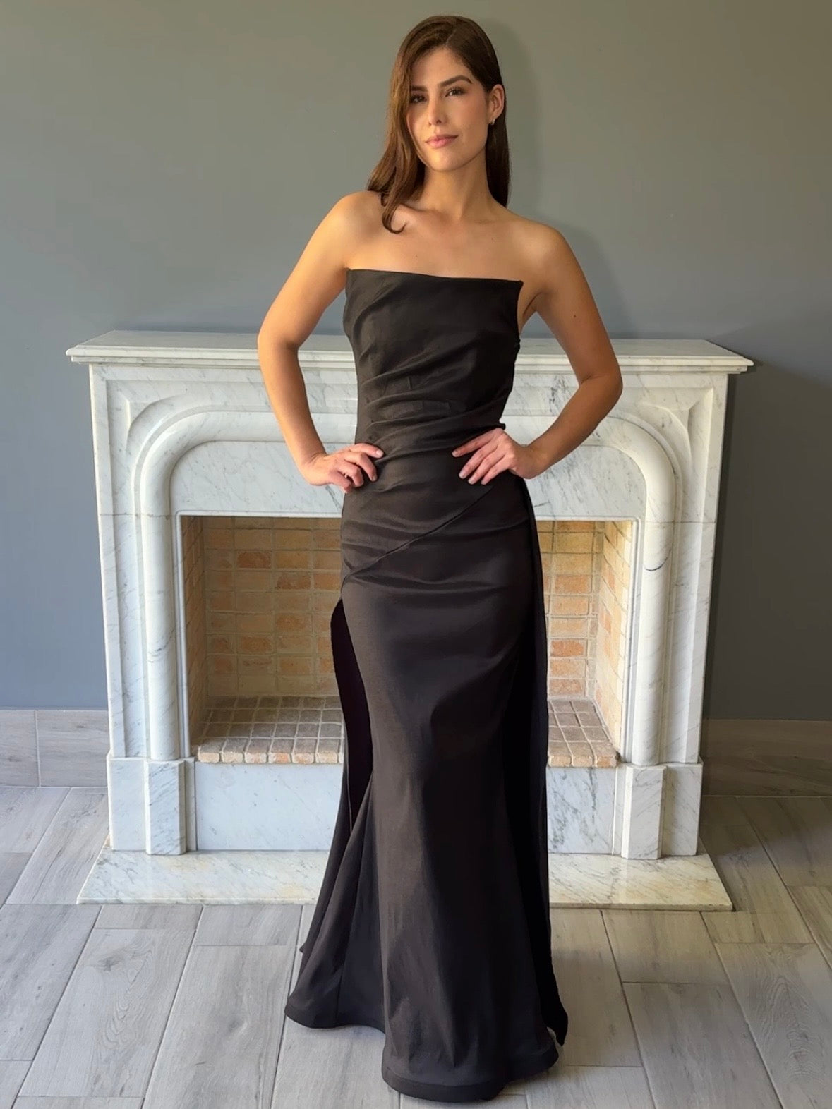 VESTIDO LARGO NEGRO 507800