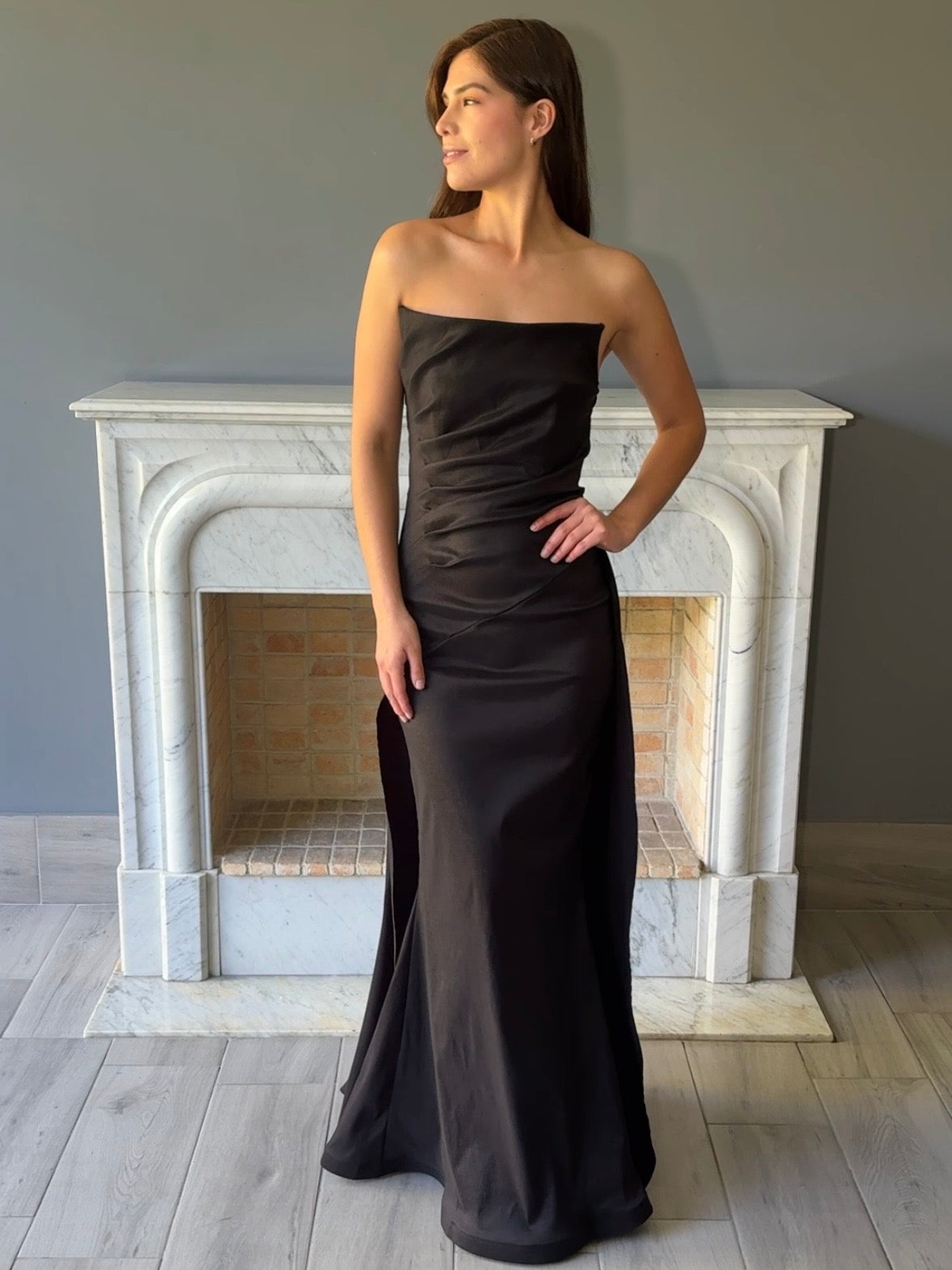 VESTIDO LARGO NEGRO 507800