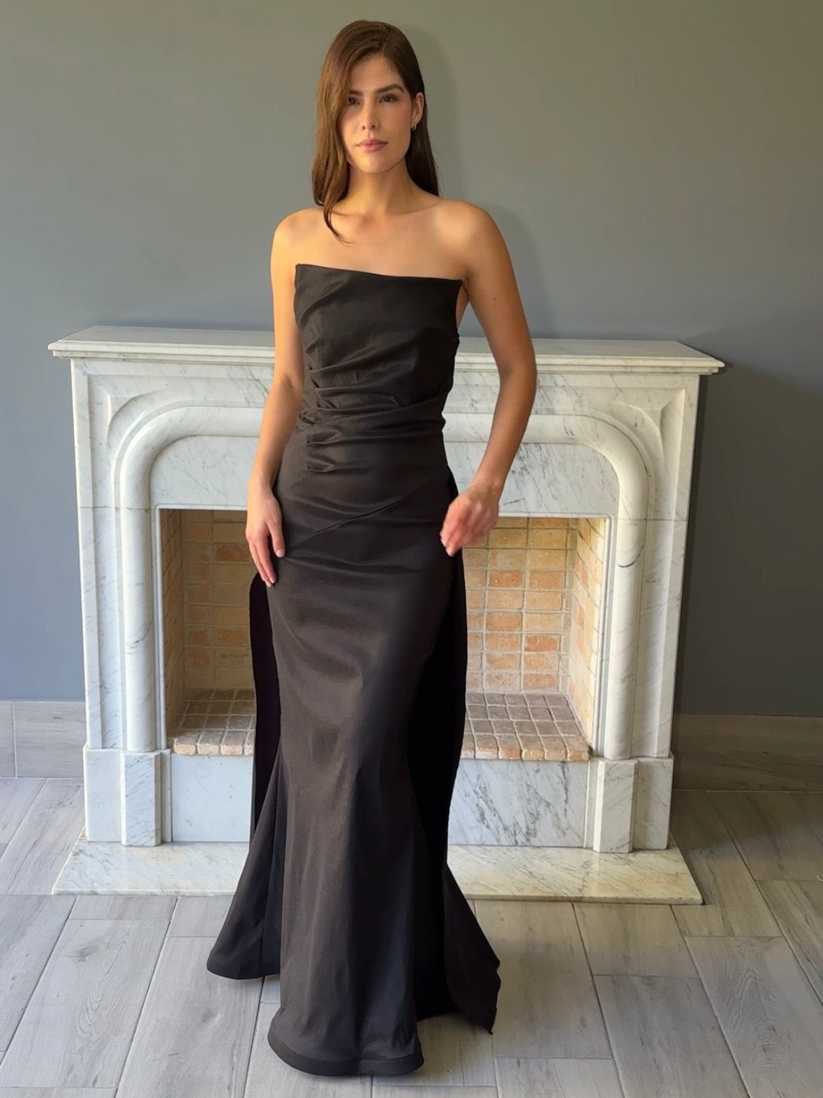 VESTIDO LARGO NEGRO 507800