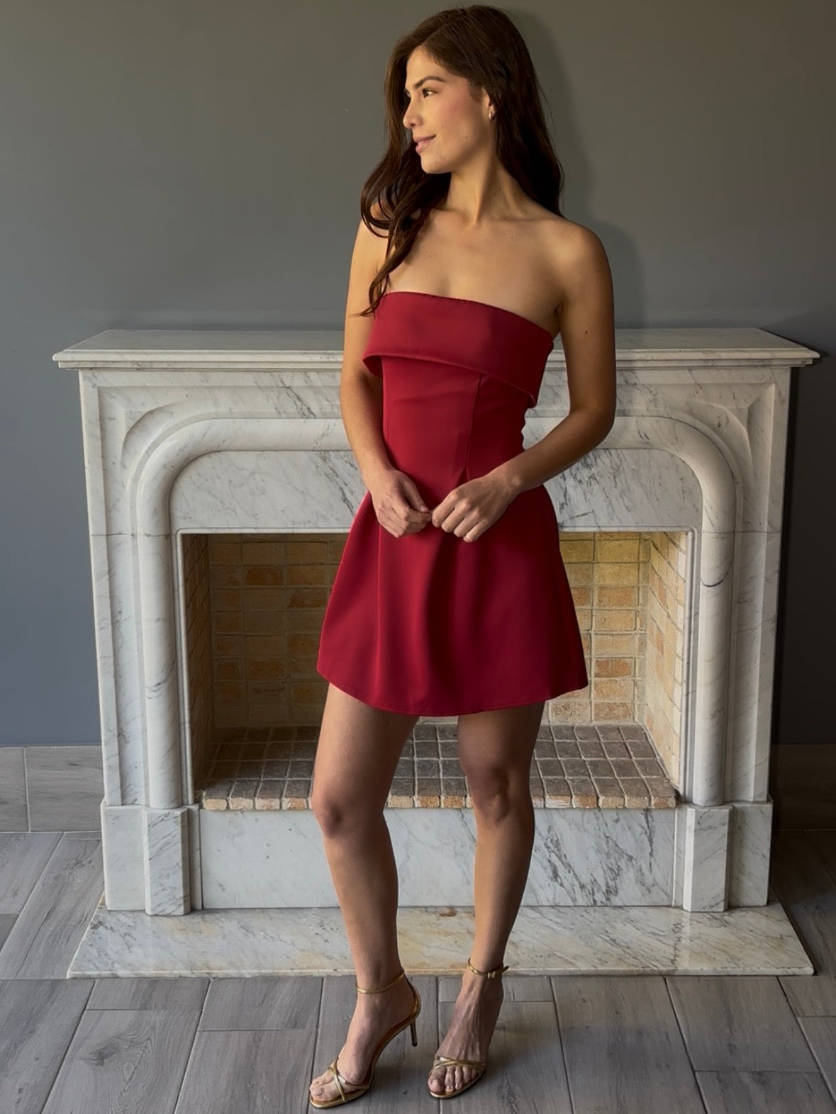 VESTIDO CORTO TINTO D8394