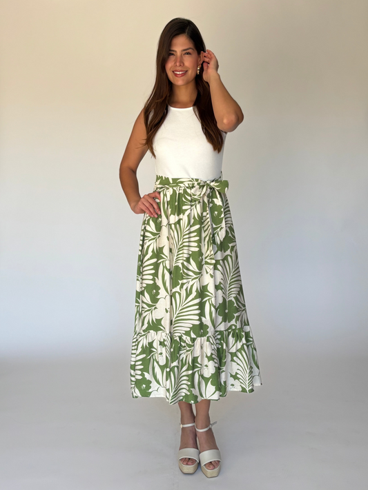 VESTIDO VERDE Y8814