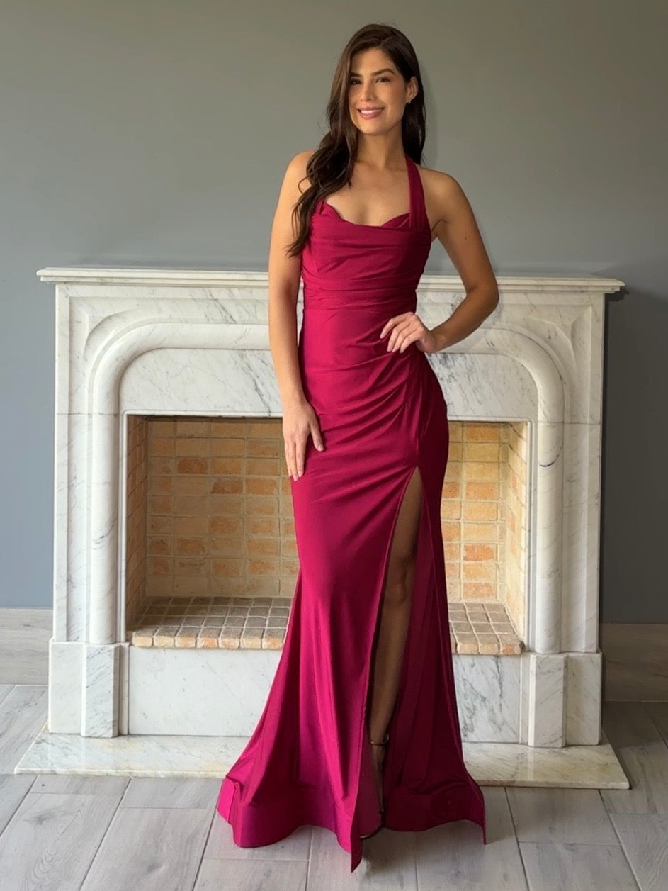 VESTIDO LARGO TINTO E22608