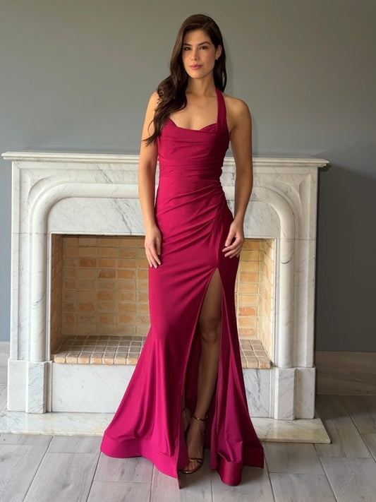 VESTIDO LARGO TINTO E22608