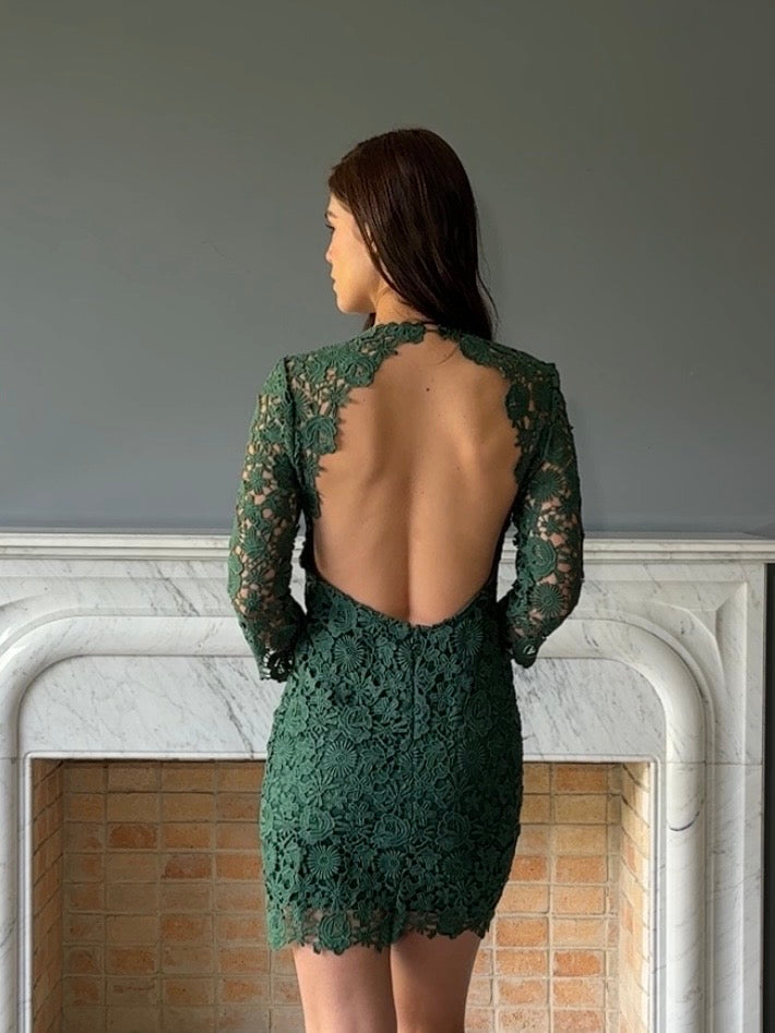 VESTIDO VERDE 12475