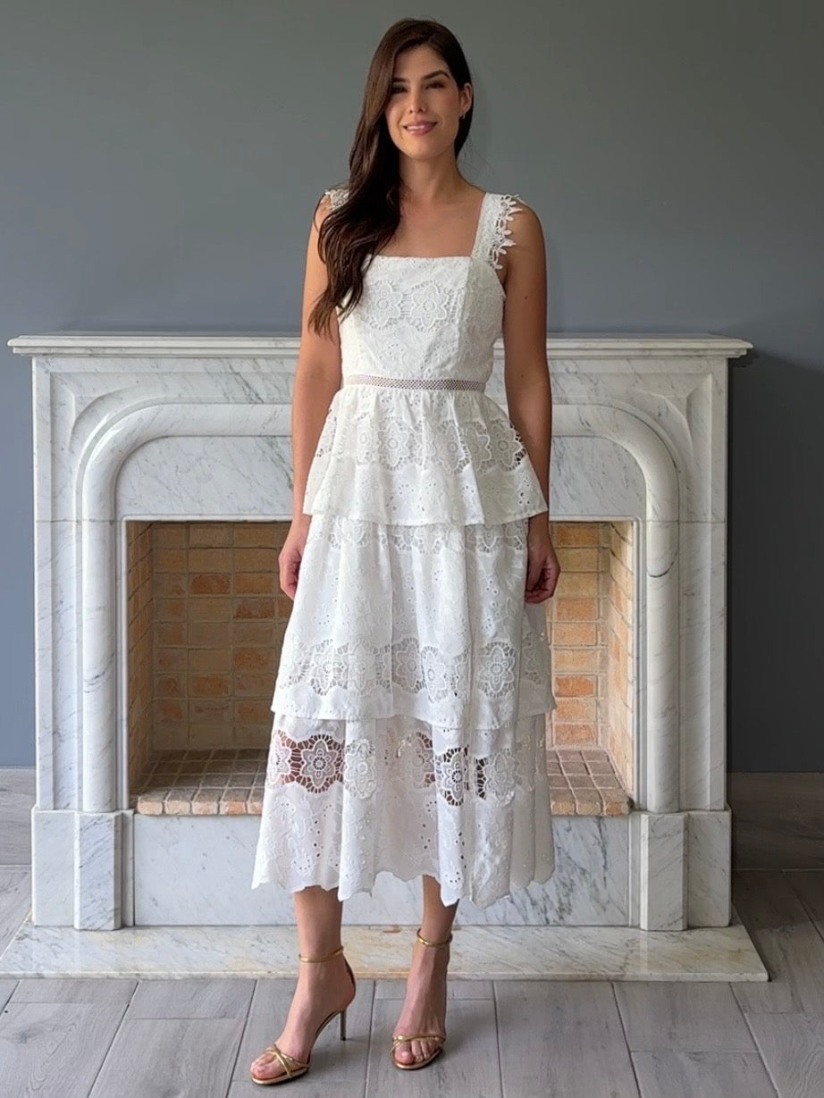 VESTIDO BLANCO 15119