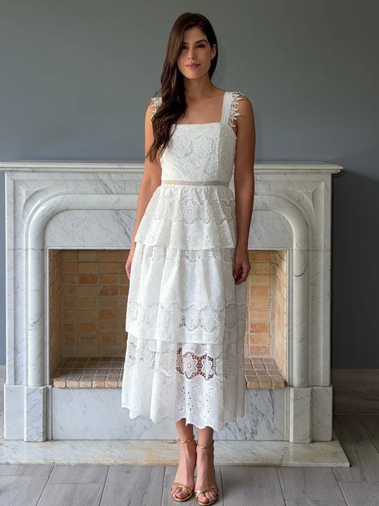 VESTIDO BLANCO 15119