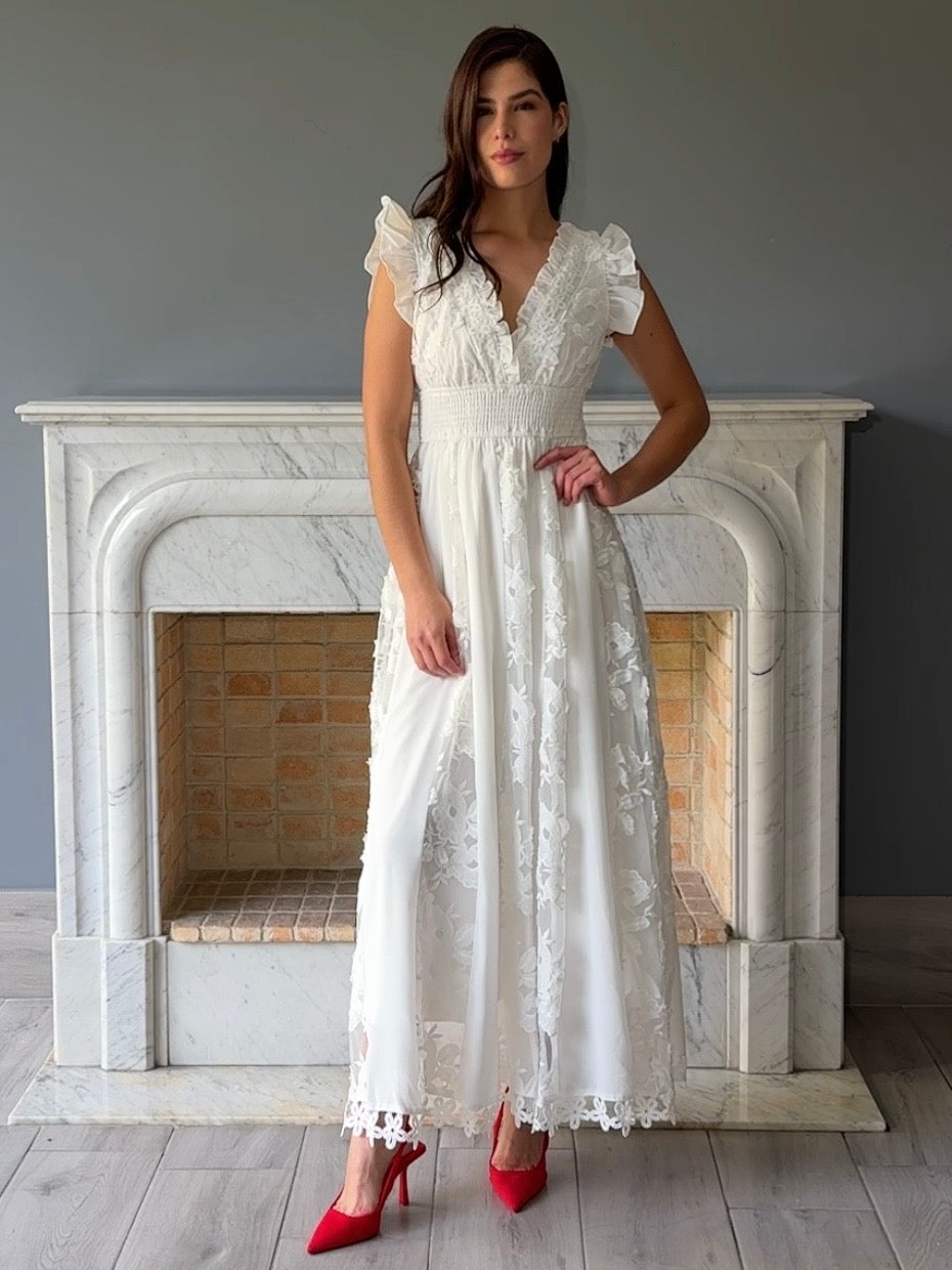 VESTIDO BLANCO D5988