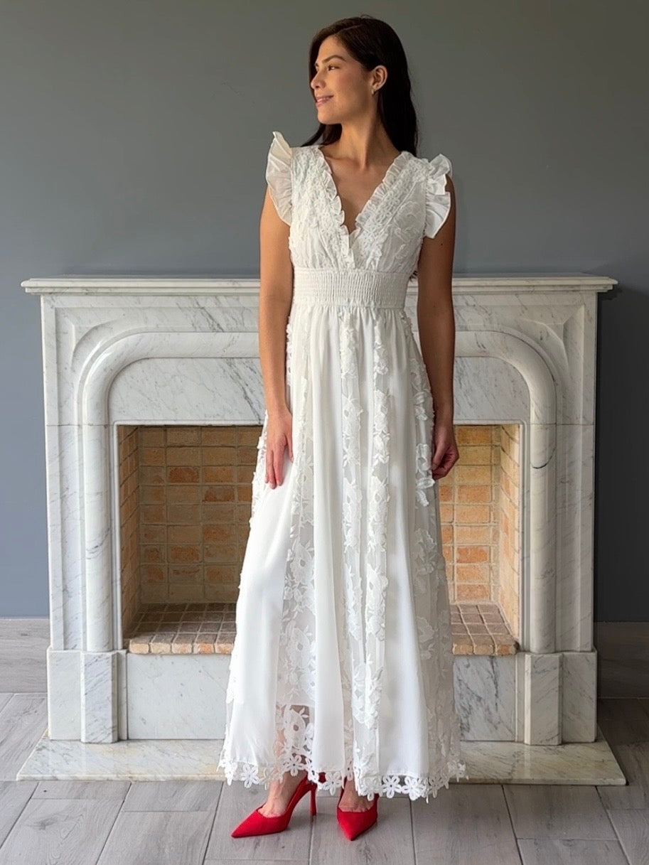 VESTIDO BLANCO D5988