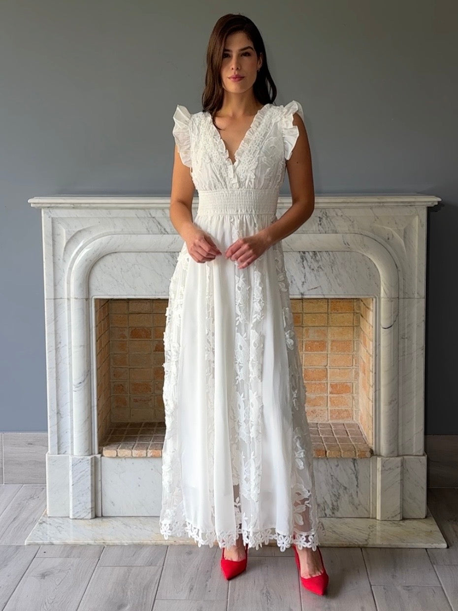 VESTIDO BLANCO D5988