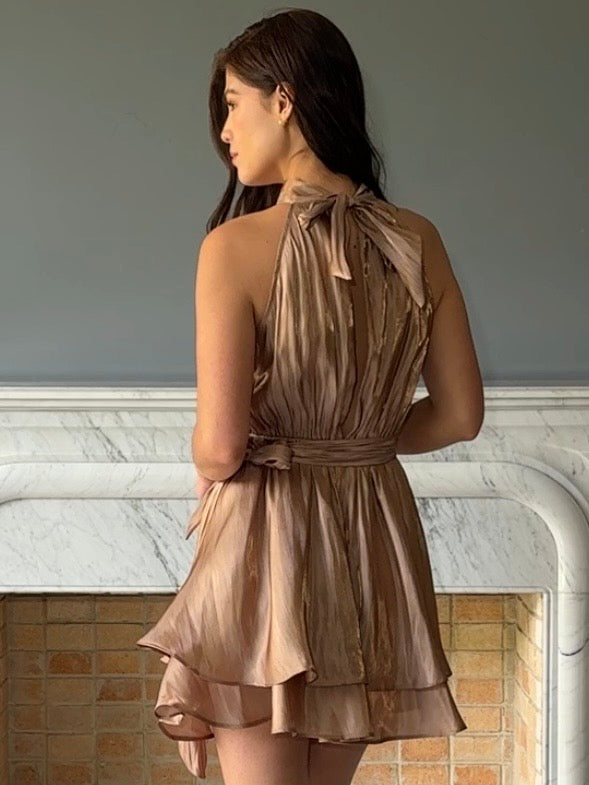 VESTIDO BEIGE 33032