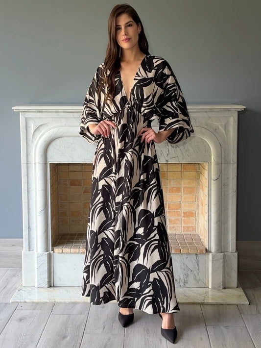 VESTIDO ESTAMPADO D9225