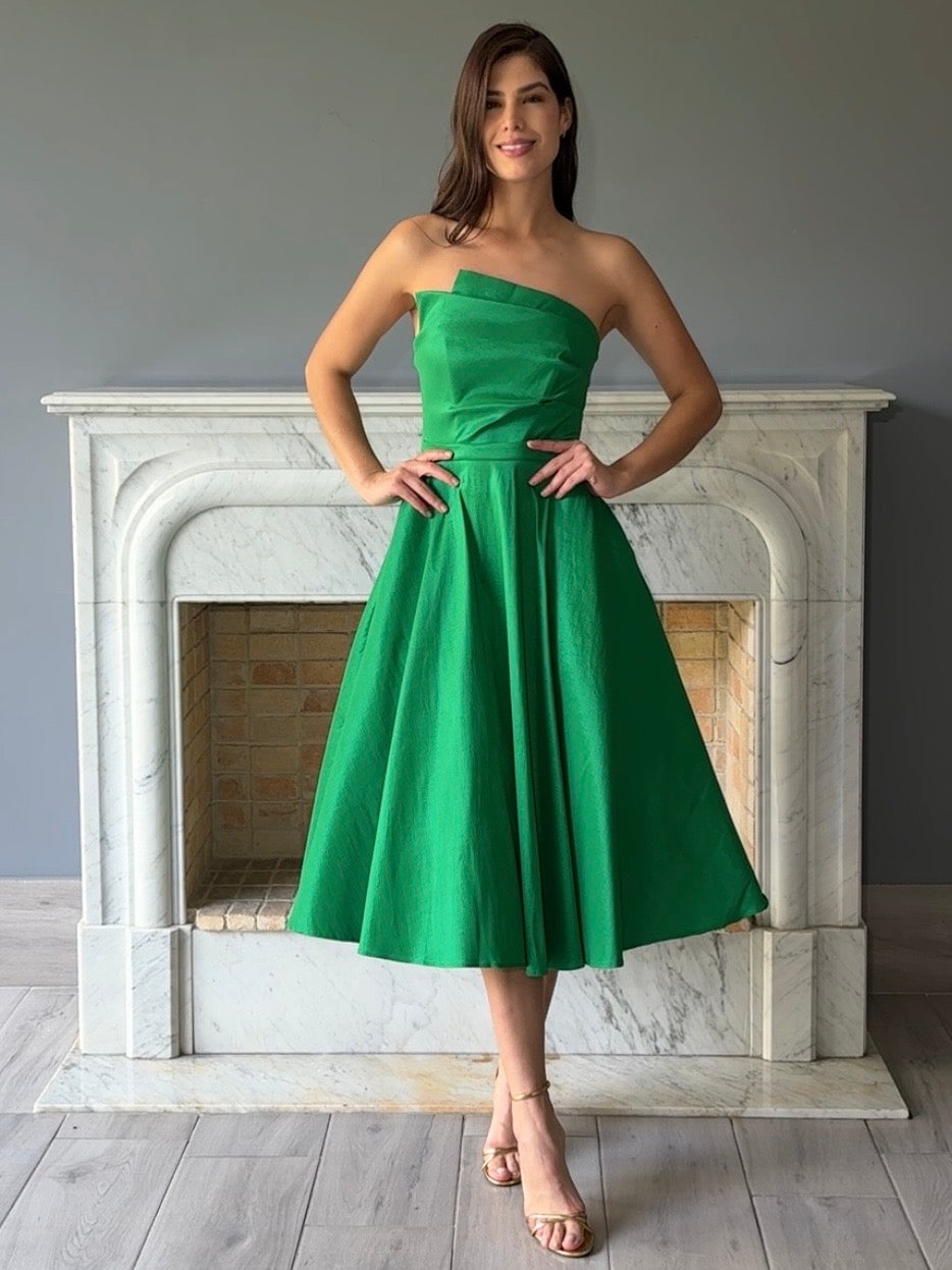 VESTIDO VERDE 507874