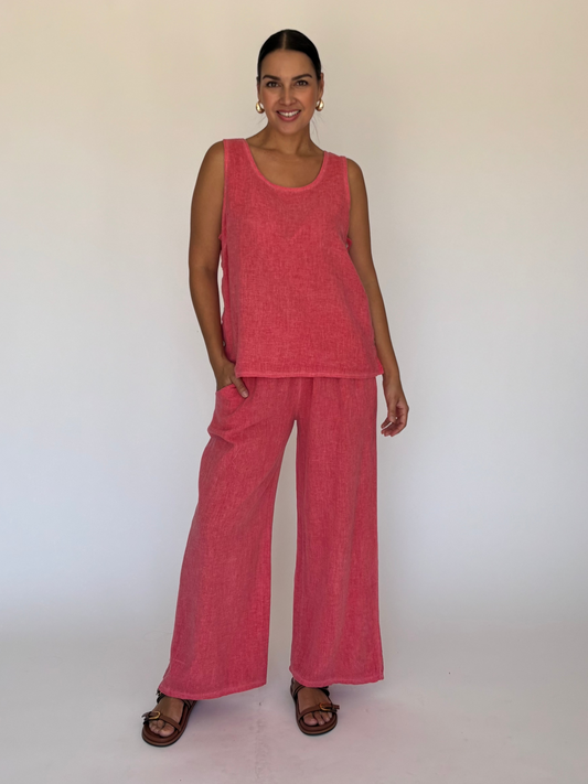 SET DE LINO ROJO S8528