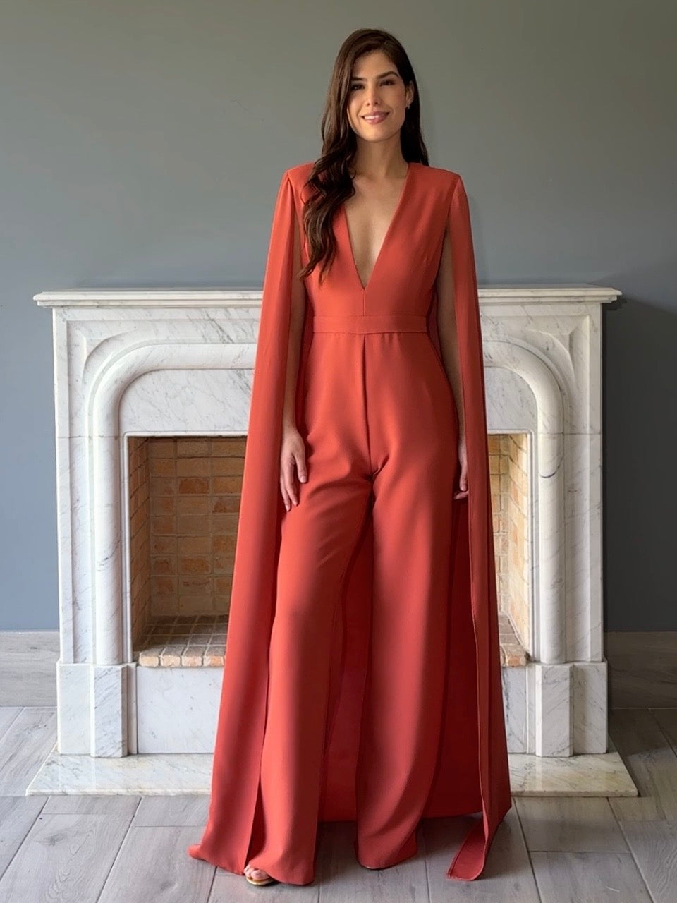 JUMPSUIT CON CAPA NARANJA RB4