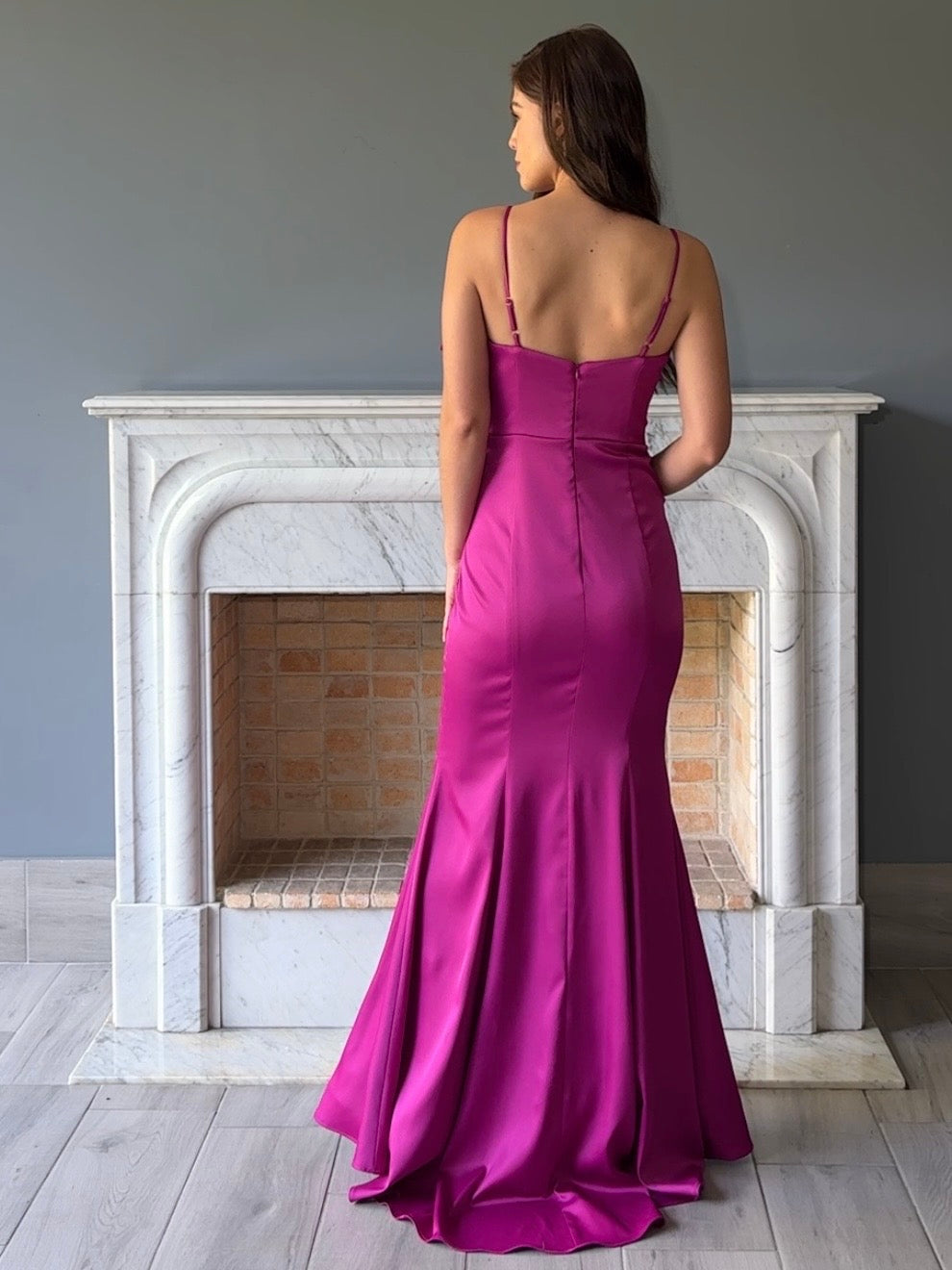 VESTIDO CON MOÑO ROSA RB13