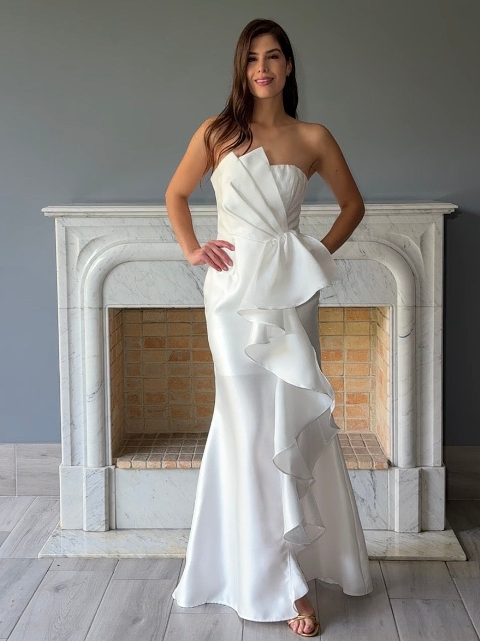 VESTIDO BLANCO 22543
