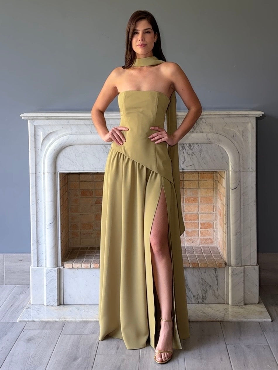 VESTIDO VERDE 507902