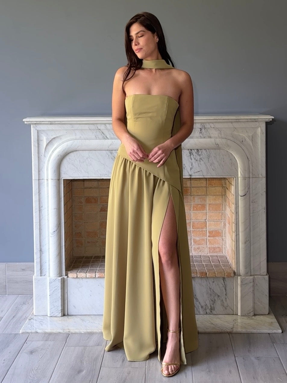 VESTIDO VERDE 507902